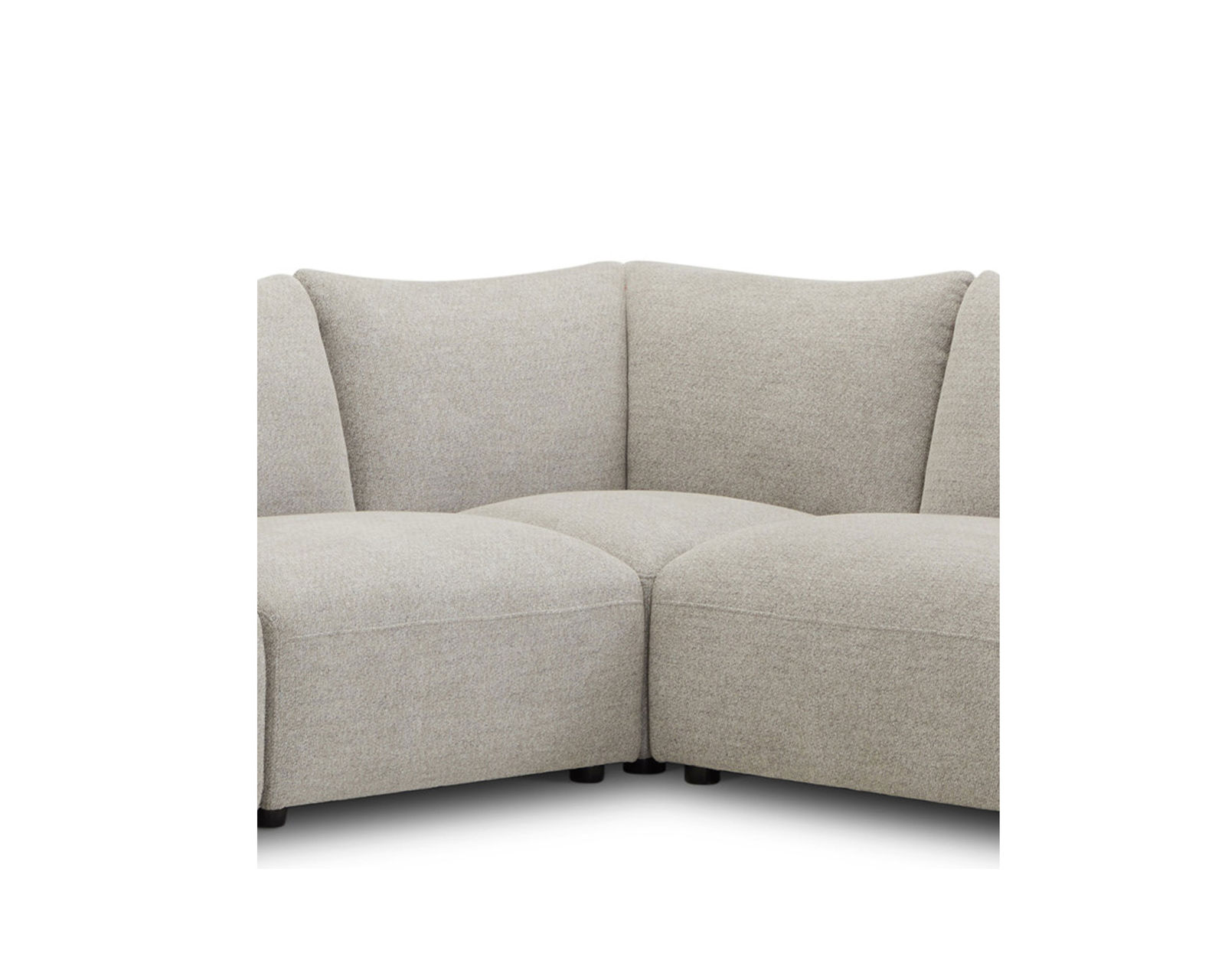 Playful 5 Piece Stationary Sectional (On Sale) In stock - Fast shipping - Playful Wedge