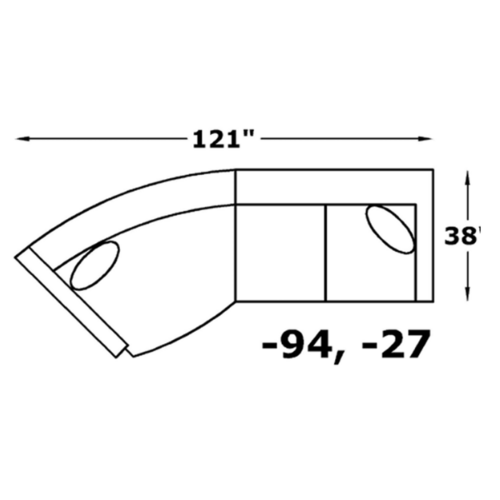 Layout M: 121" Wide