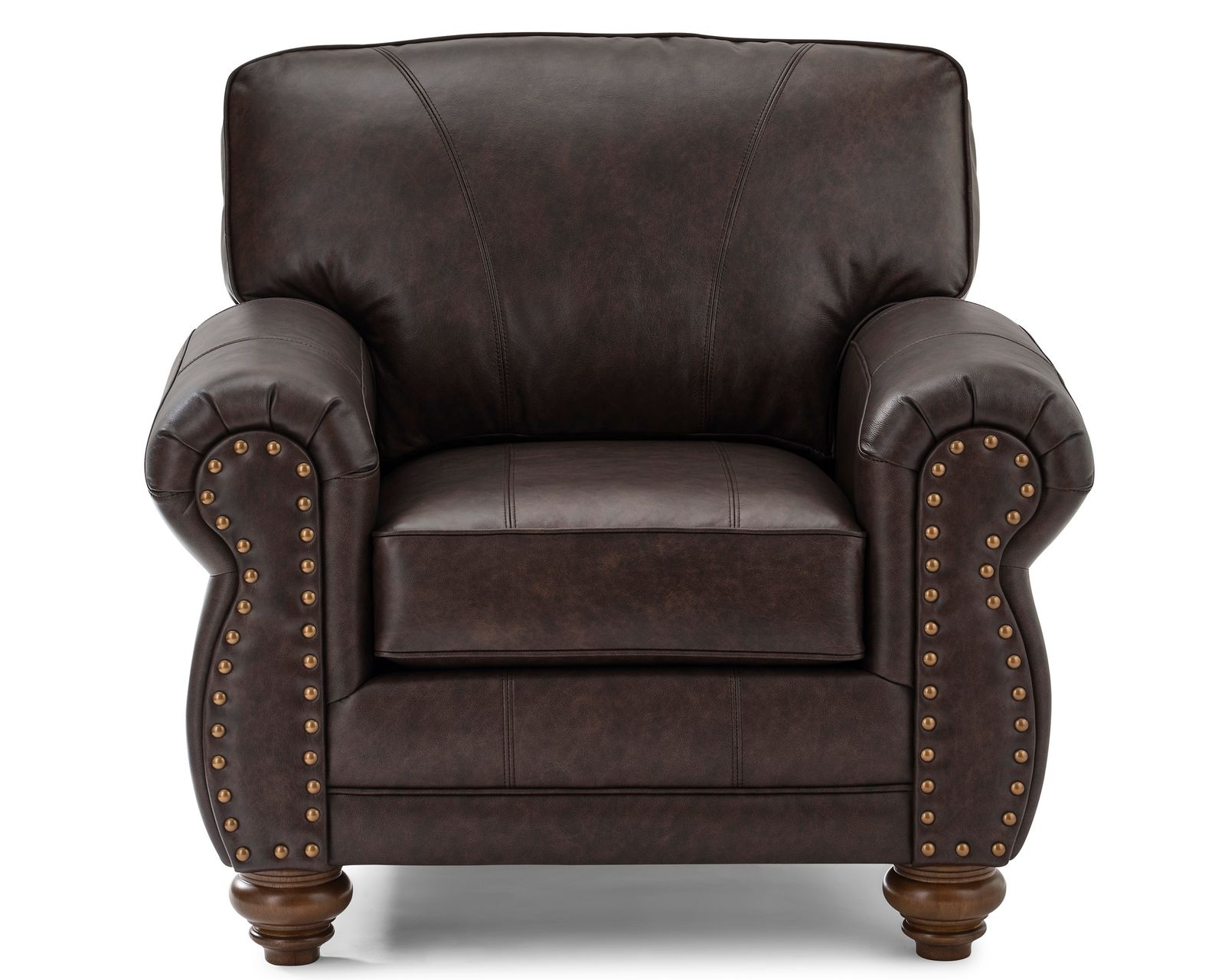🎣 Noble 83" Leather Sofa - Noble Leather Chair
