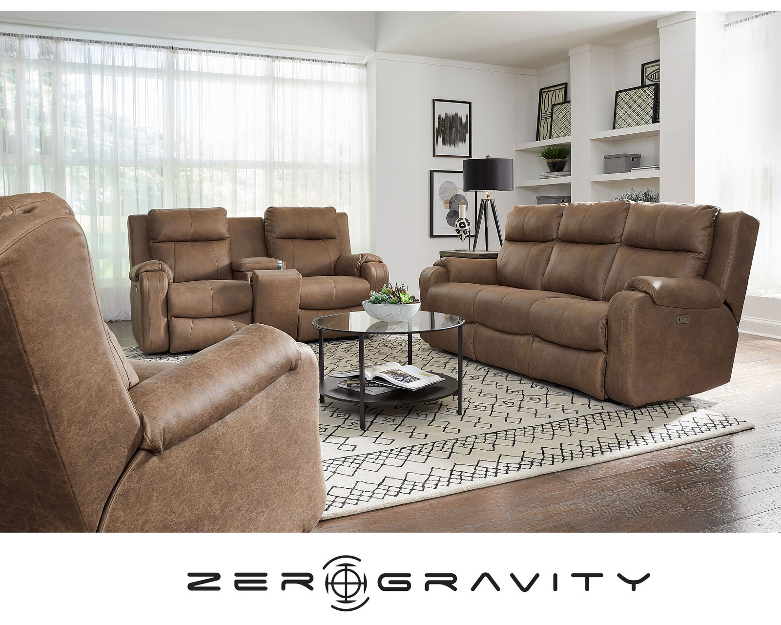 Contour 83" Zero Gravity Power Reclining Sofa (+150 fabrics and leathers)