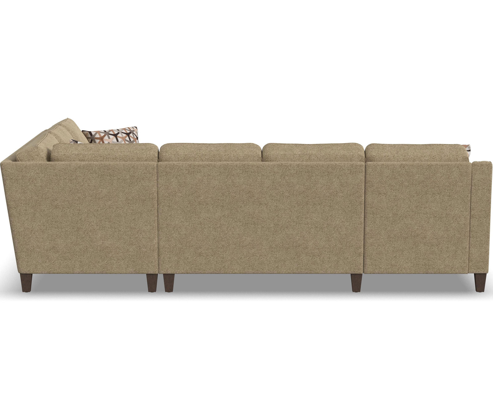 Finley 5010 Sectional (+100 fabrics) -  Flexsteel first year warranty covers everything (product and labor)