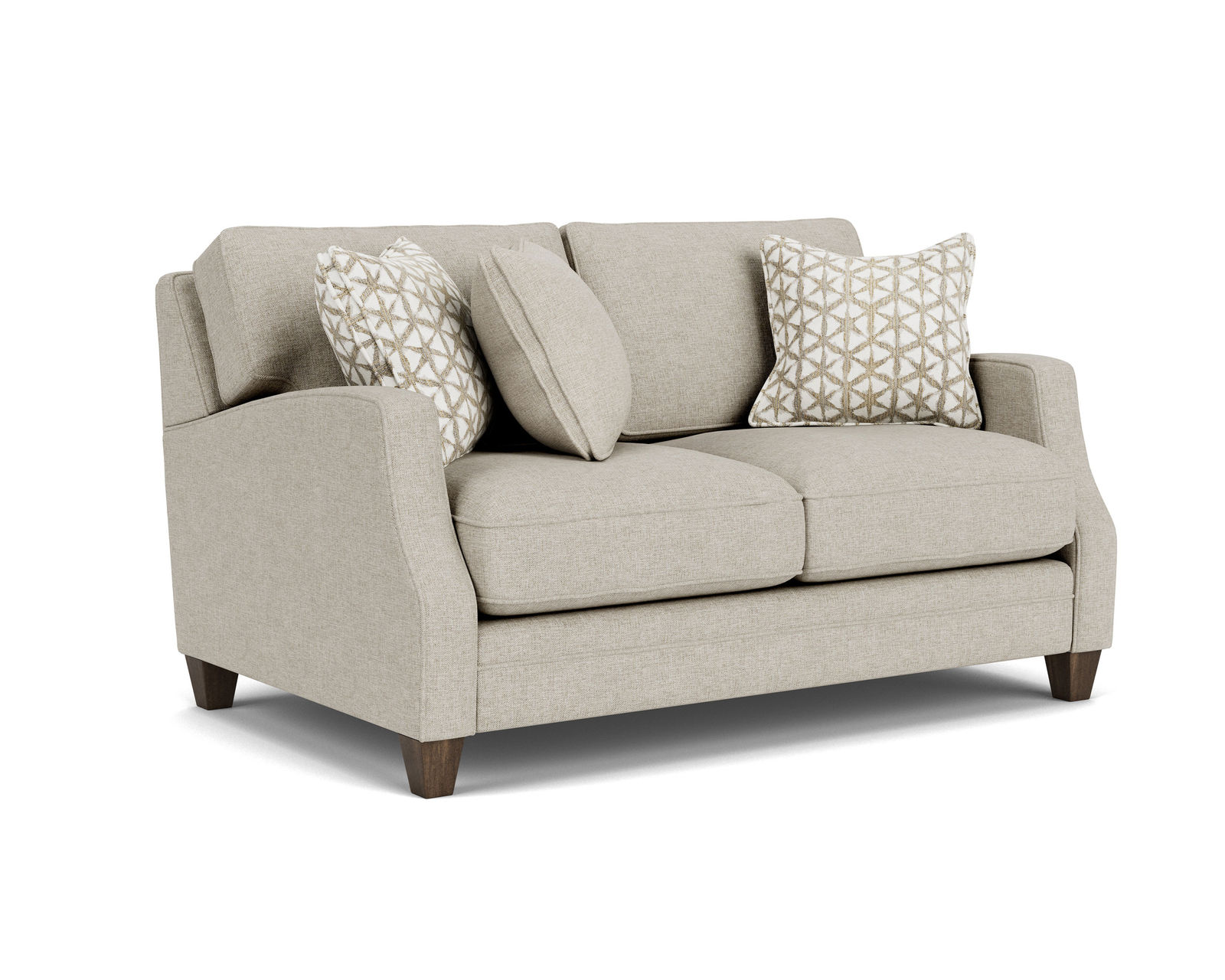 Lennox 7435 Loveseat (100+ fabrics) - Features the Flexsteel Blue Steel Seat Spring never needs replacing.
