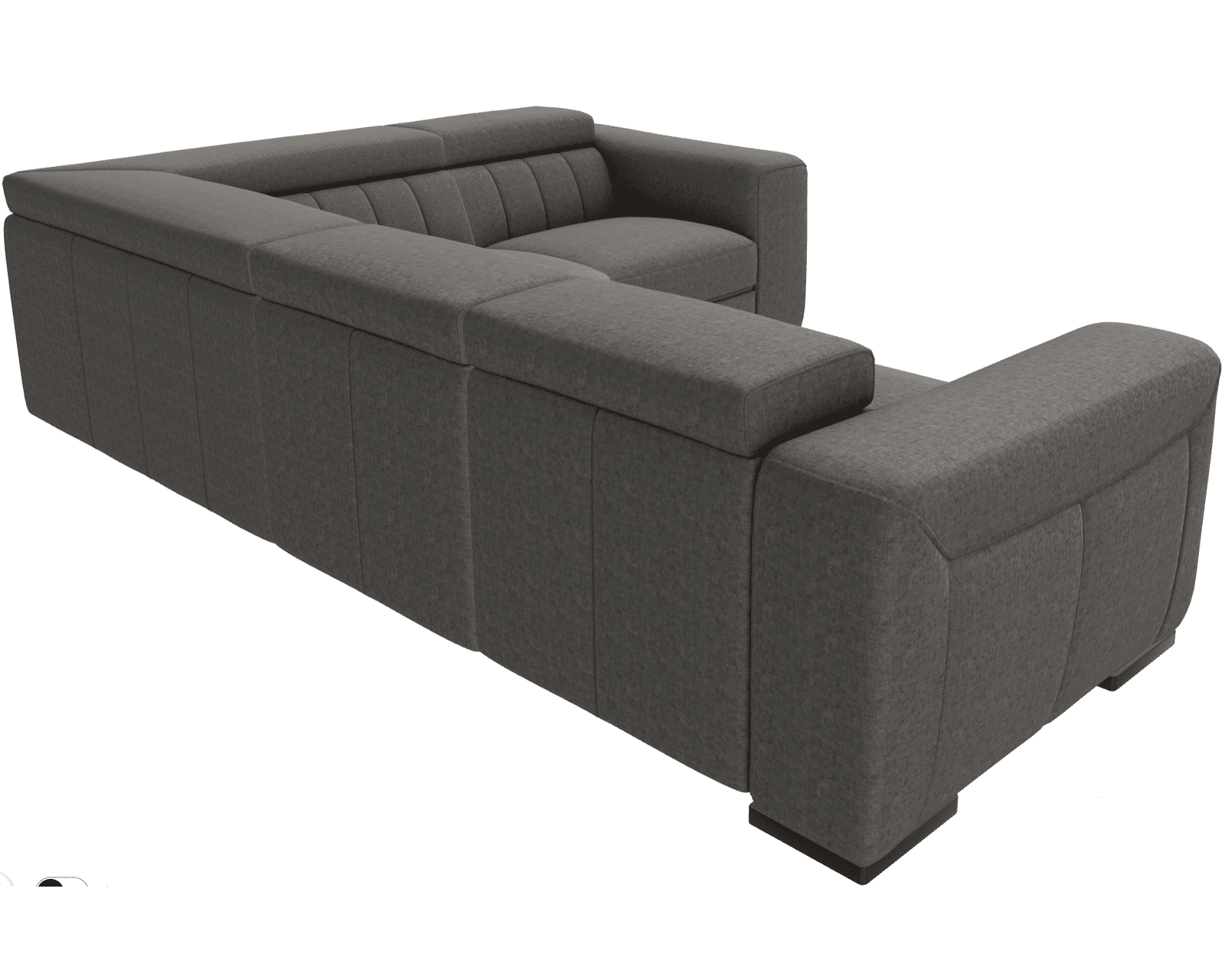 Forza X790 Stationary Sectional (+40 fabrics) - Layout J: Four Piece Sectional 126" x 92"
