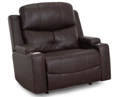 Arlington 8507 Chair & A Half Power Rocker Recliner Coffee (Extra-Wide Comfort. Built-In Storage. Wireless Charging) 