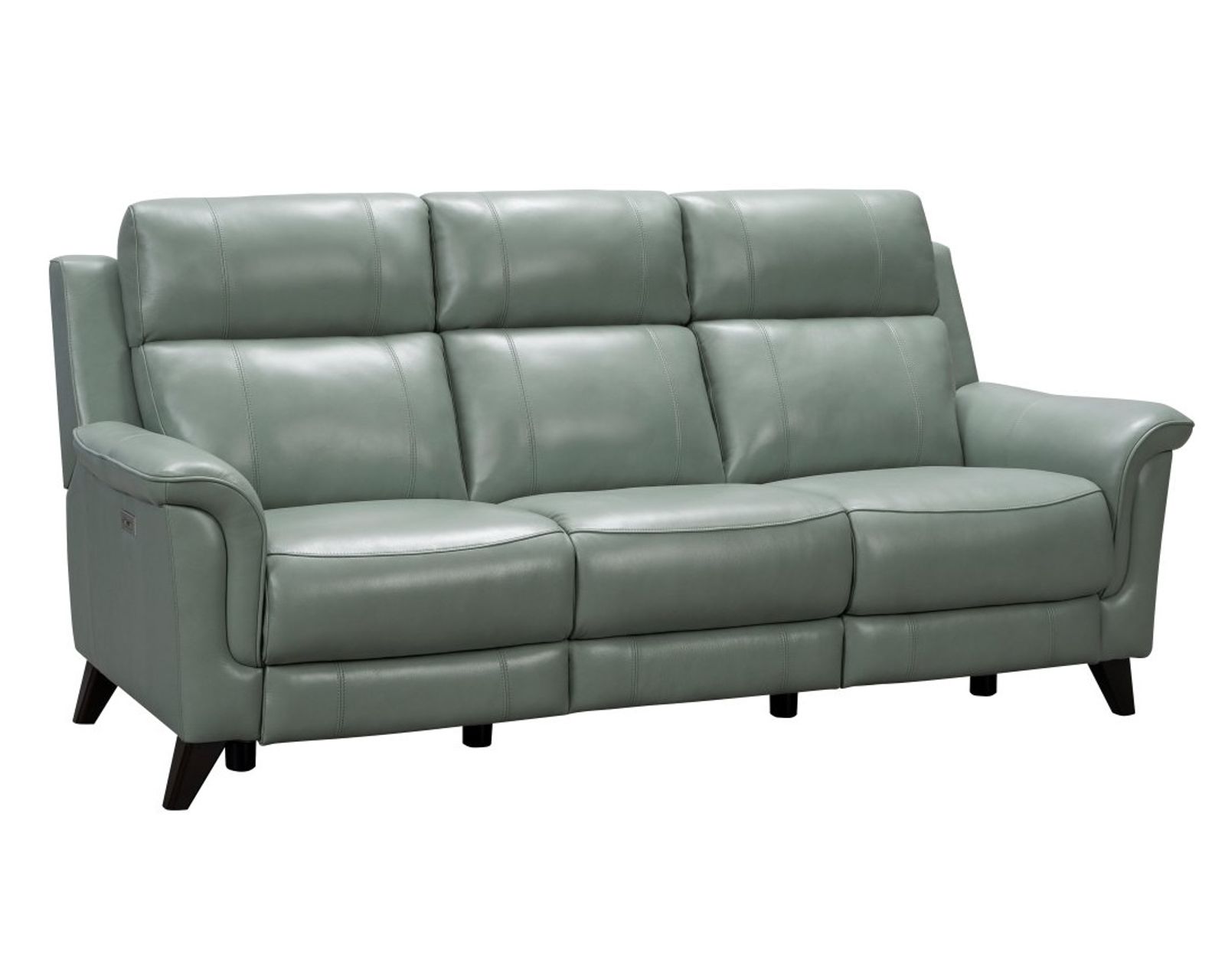 Kester 86" Leather Power Headrest Power Reclining Sofa (Cream) In stock - Also available in leather color Mint