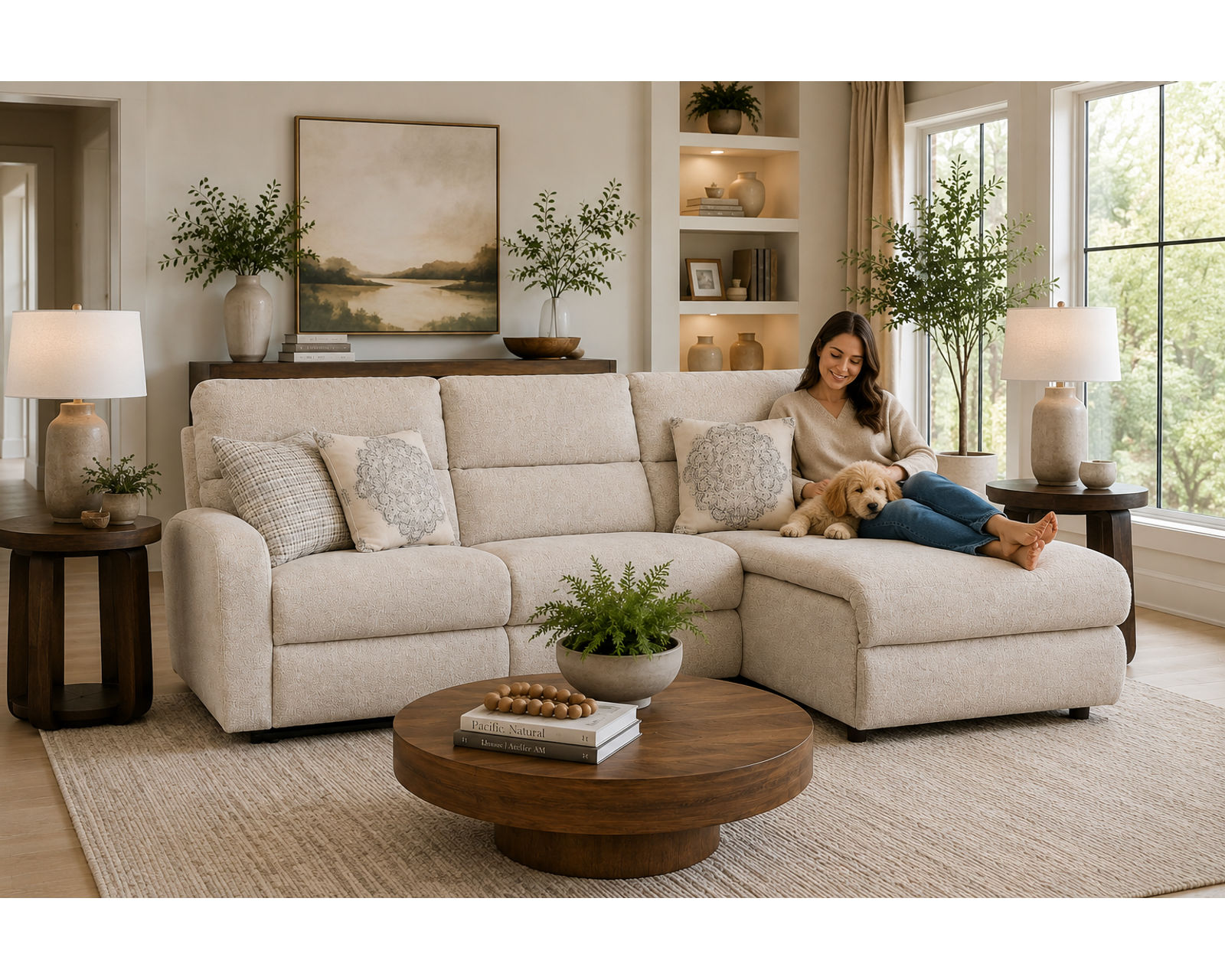 McPherson Lay Flat Modular Reclining Sectional - Best Seller - Luxury Comfort. Everyday Value.