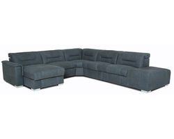 Keoni 44000 Power Headrest Power Reclining Sectional (+100 leathers)