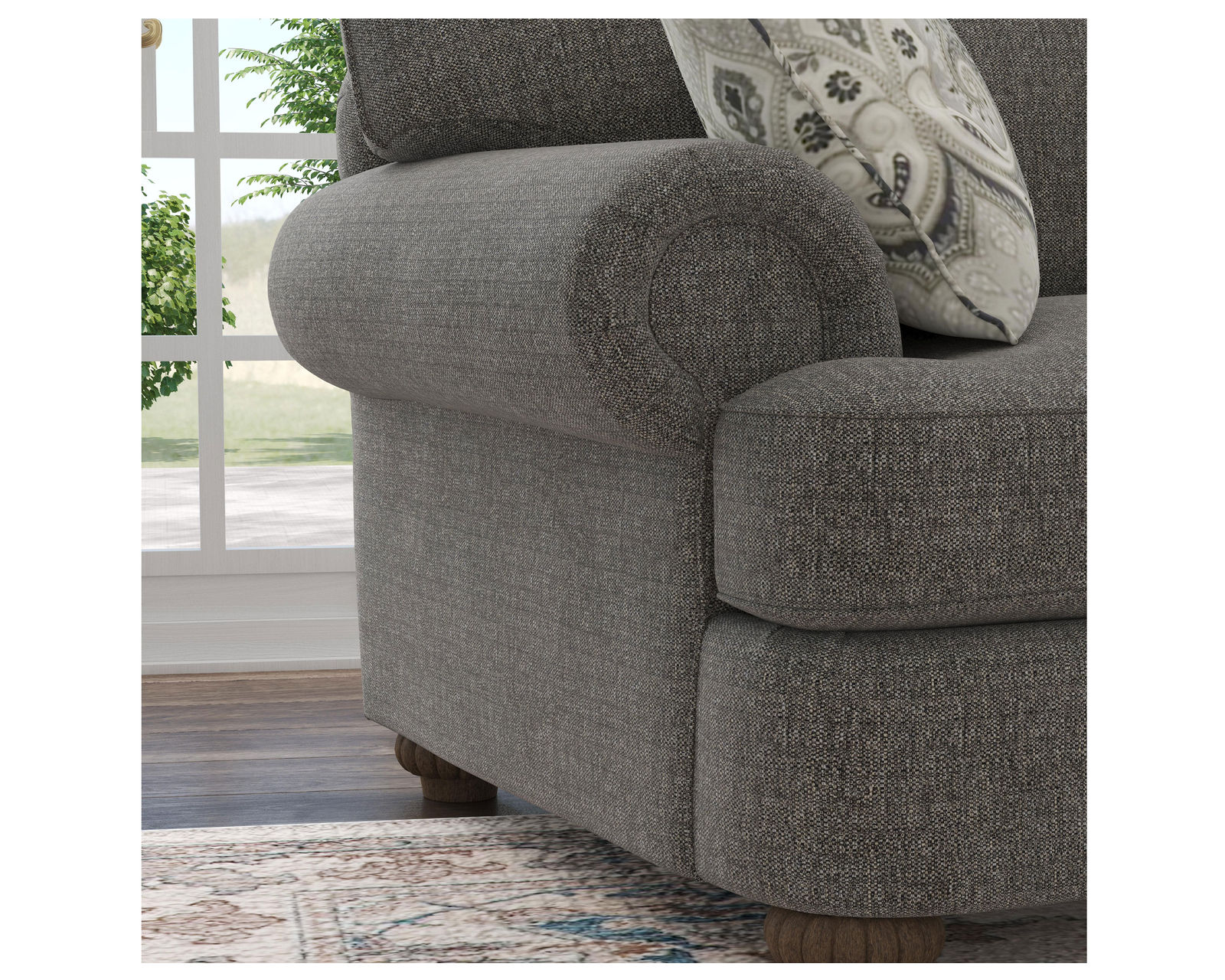 Patterson 7321 Sofa (+100 fabrics) 96" - Detail Arm