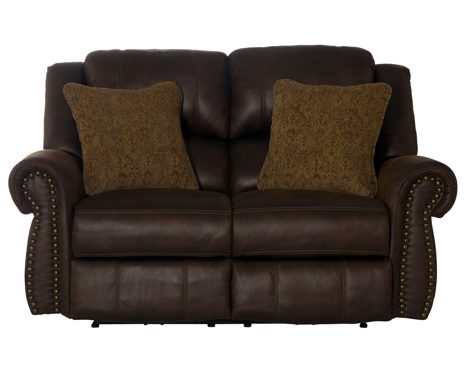 Pickett 90" Double Reclining Sofa (includes pillows) IN STOCK - 	Pickett 66" Rocking Reclining Loveseat