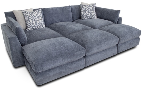 Layout G: Six Piece Sectional 88.5" x 130"