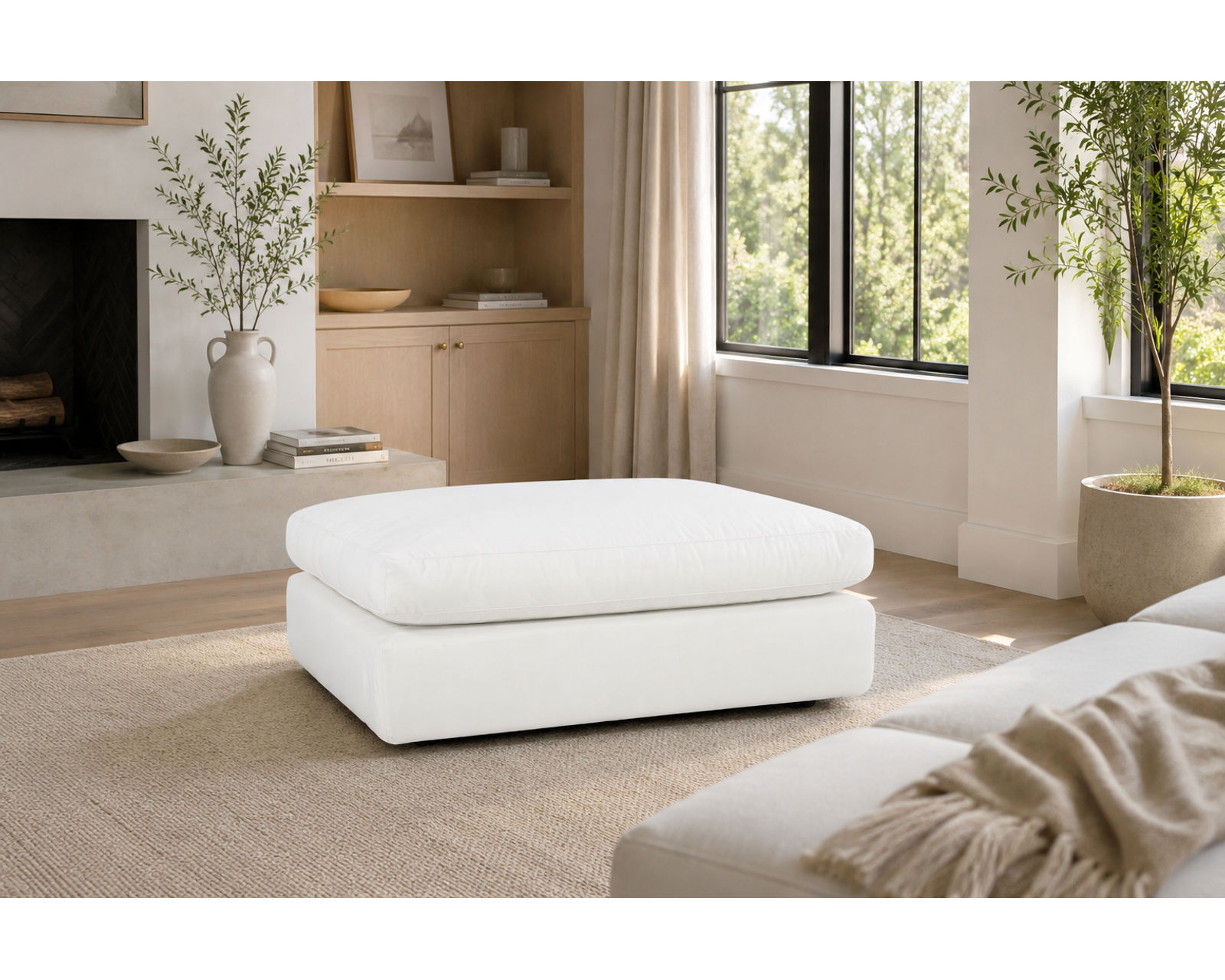 London Modular Sectional (Down Seating Performance Fabric) 3 colors - A Complete Designer Look. One Beautifully Coordinated Room.