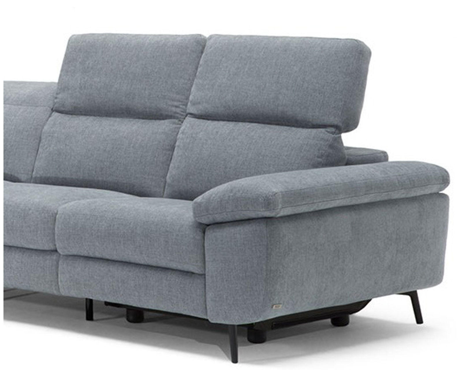Coro C217 Stationary Sofa (85" or 94") +40 fabrics - Features manual adjustable headrests