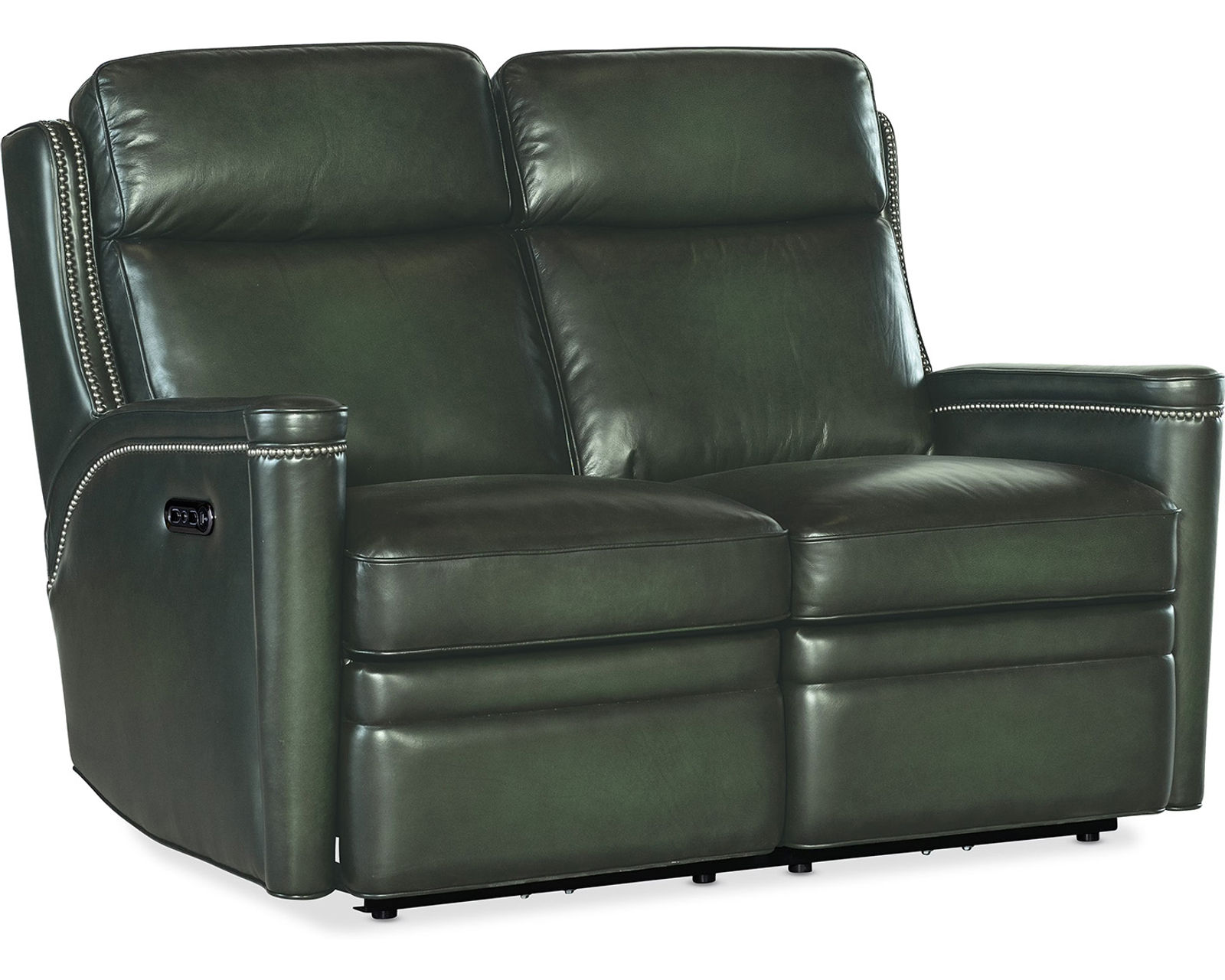 Hamilton Zero Gravity Power Headrest Power Reclining Sofa Green (In stock) - Hamilton Power Loveseat with Power Headrest