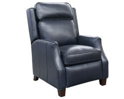 Nixon Leather Recliner (Blue) In stock