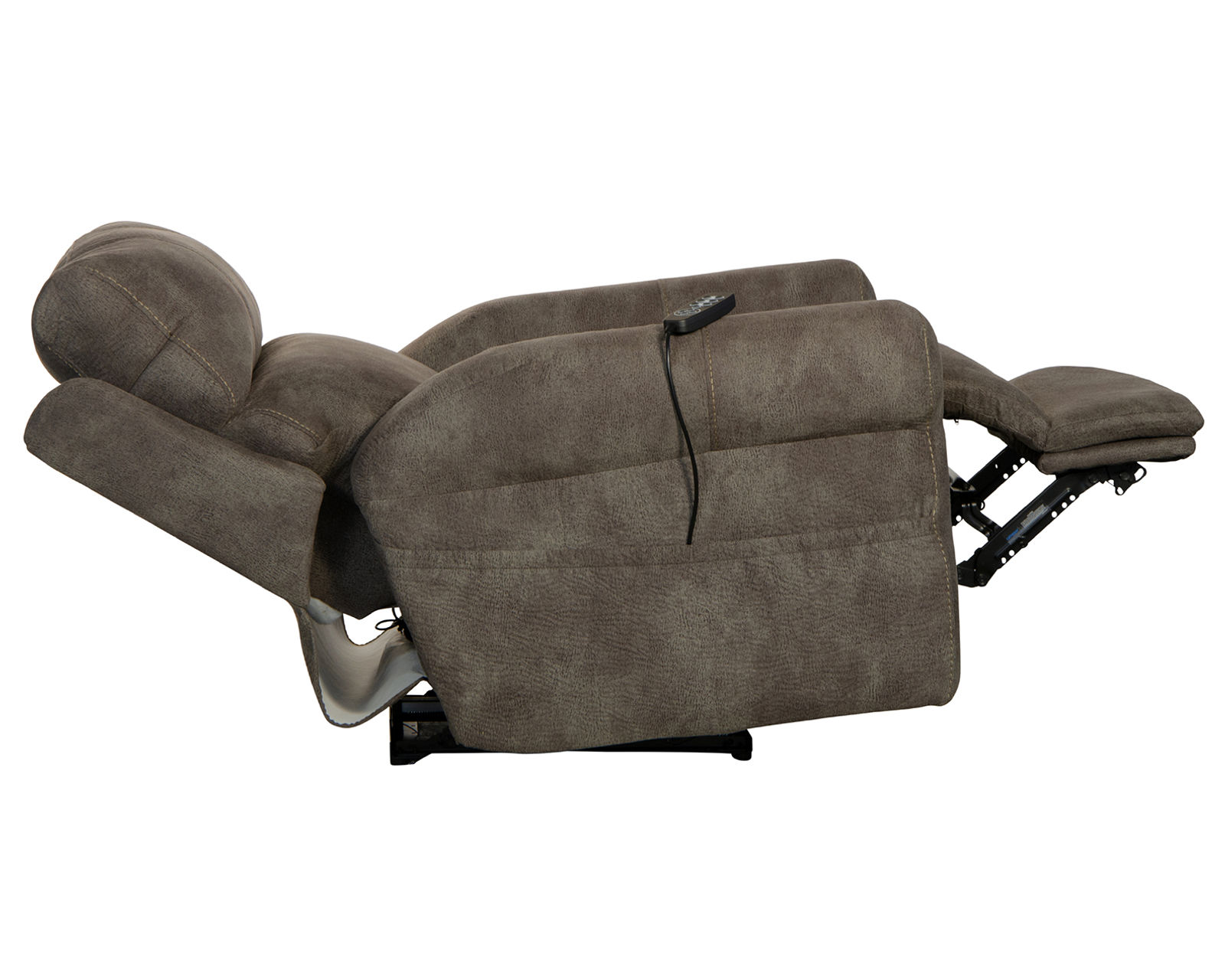 Tranquility 87" Power Reclining Lay Flat Sofa with Power Headrests, Deep Tissue Massage, Heat & Center Drop-Down Table (includes pillows) - Exceptional Comfort Starts Here.