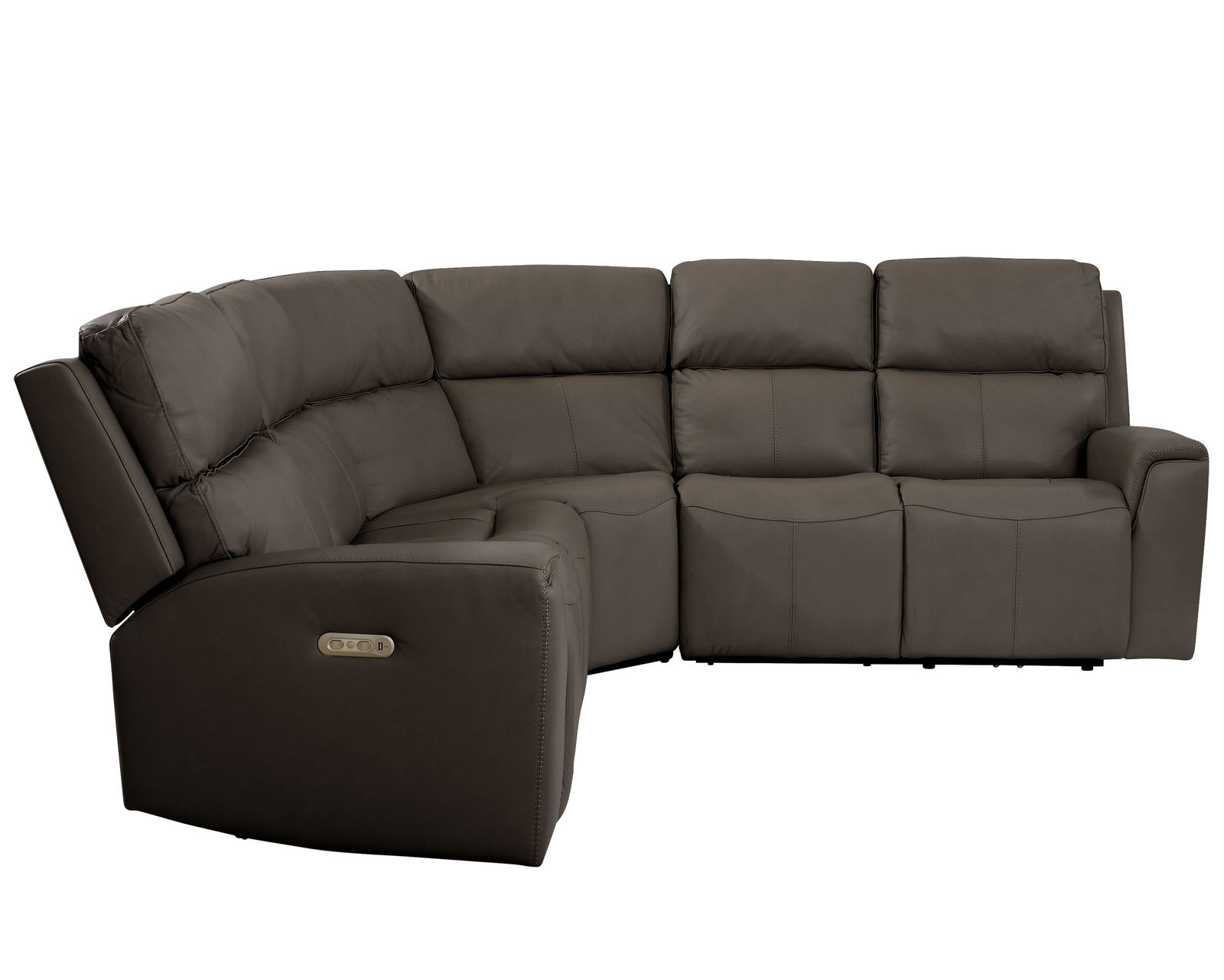 Jarvis Leather Power Reclining Sectional with Power Headrest (009-70) ZERO GRAVITY - In stock