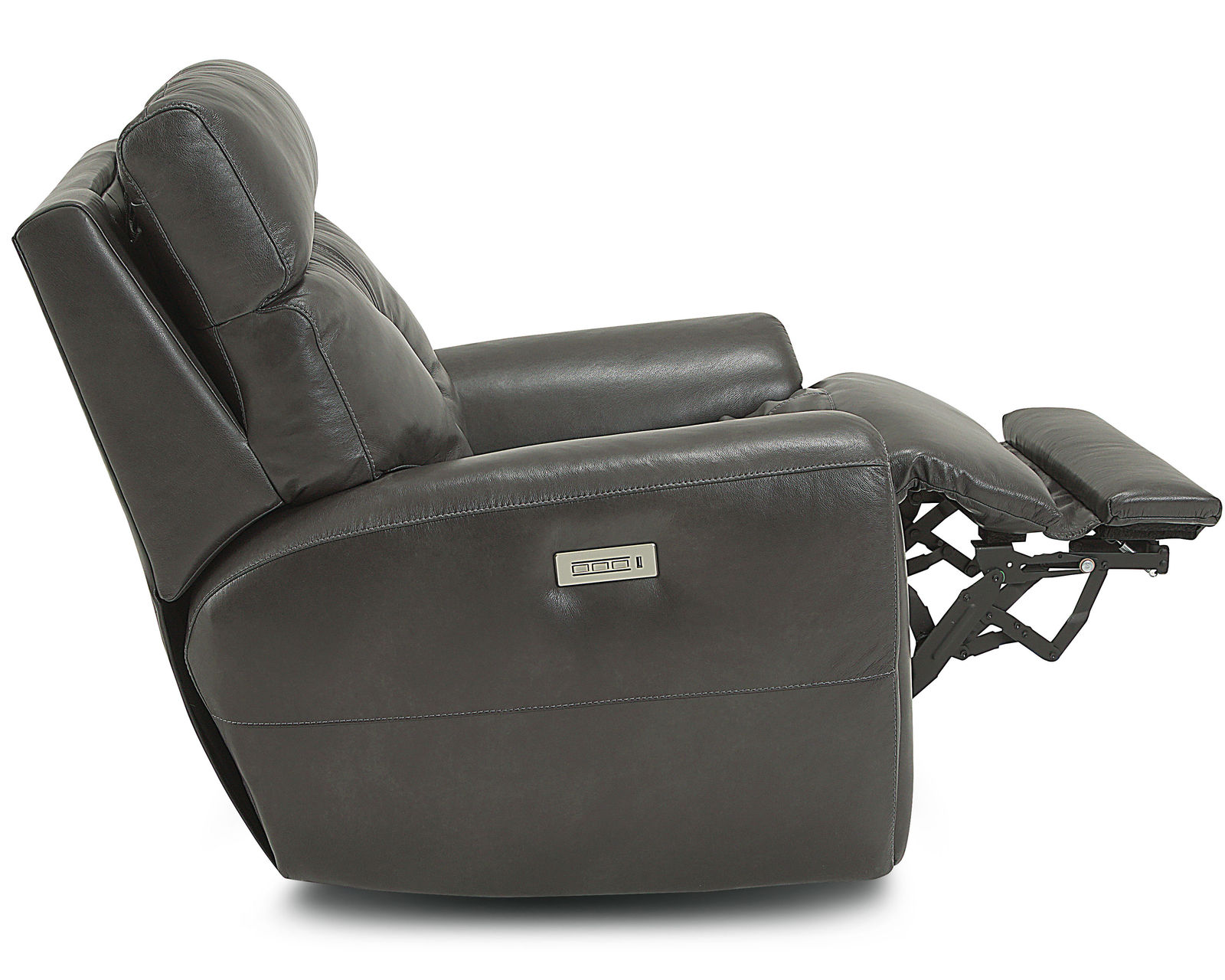 Aedon 41502 Power Headrest Power Wallhugger Recliner (+200 colors) - High-density foam seating and blown-fibre backs accented by a double topstitch pull creates visual drama.