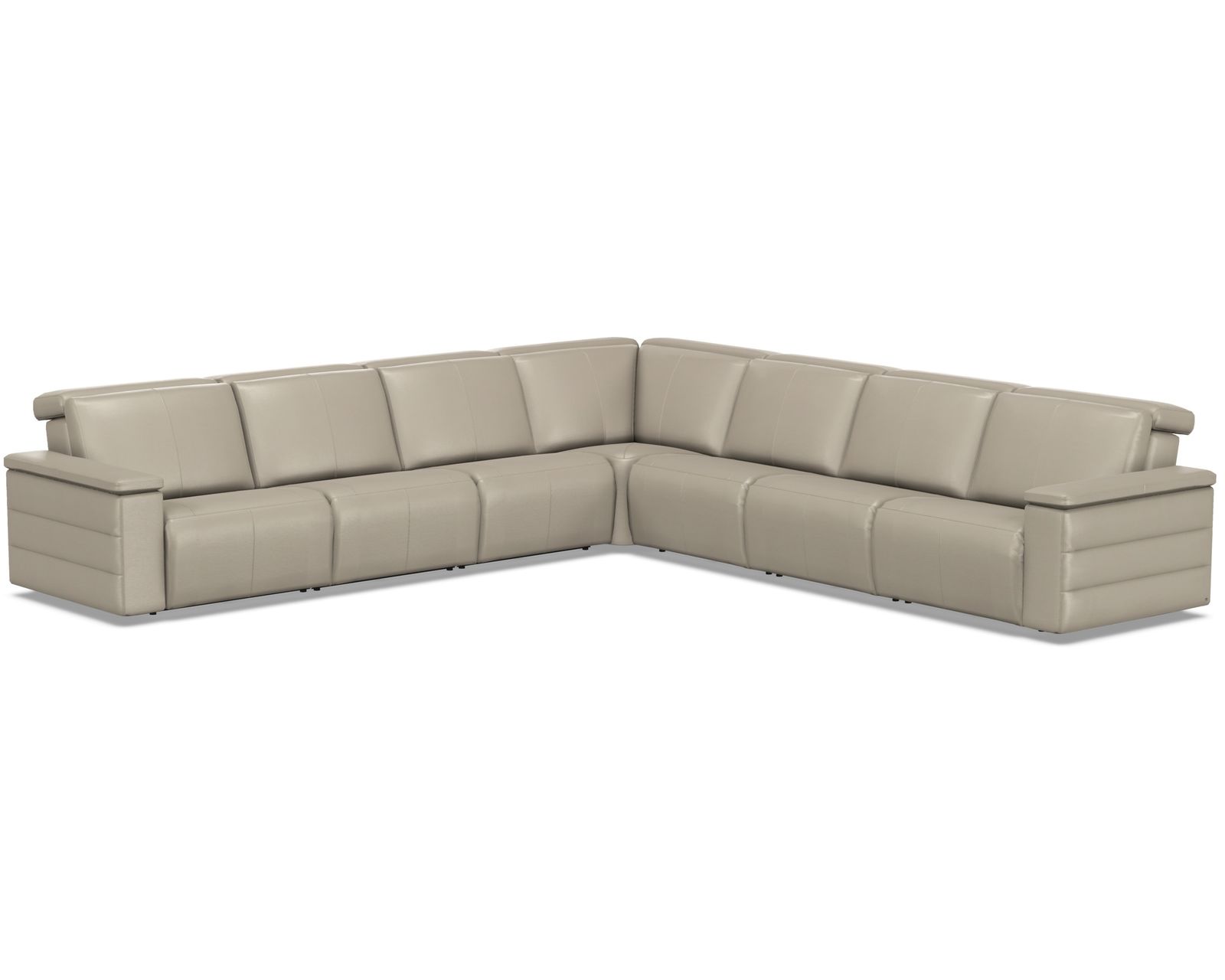 Nala 3003 Power Headrest Power Reclining Sectional (standard and wide width) +140 leathers - Add additional wide armless recliner and make your sectional larger