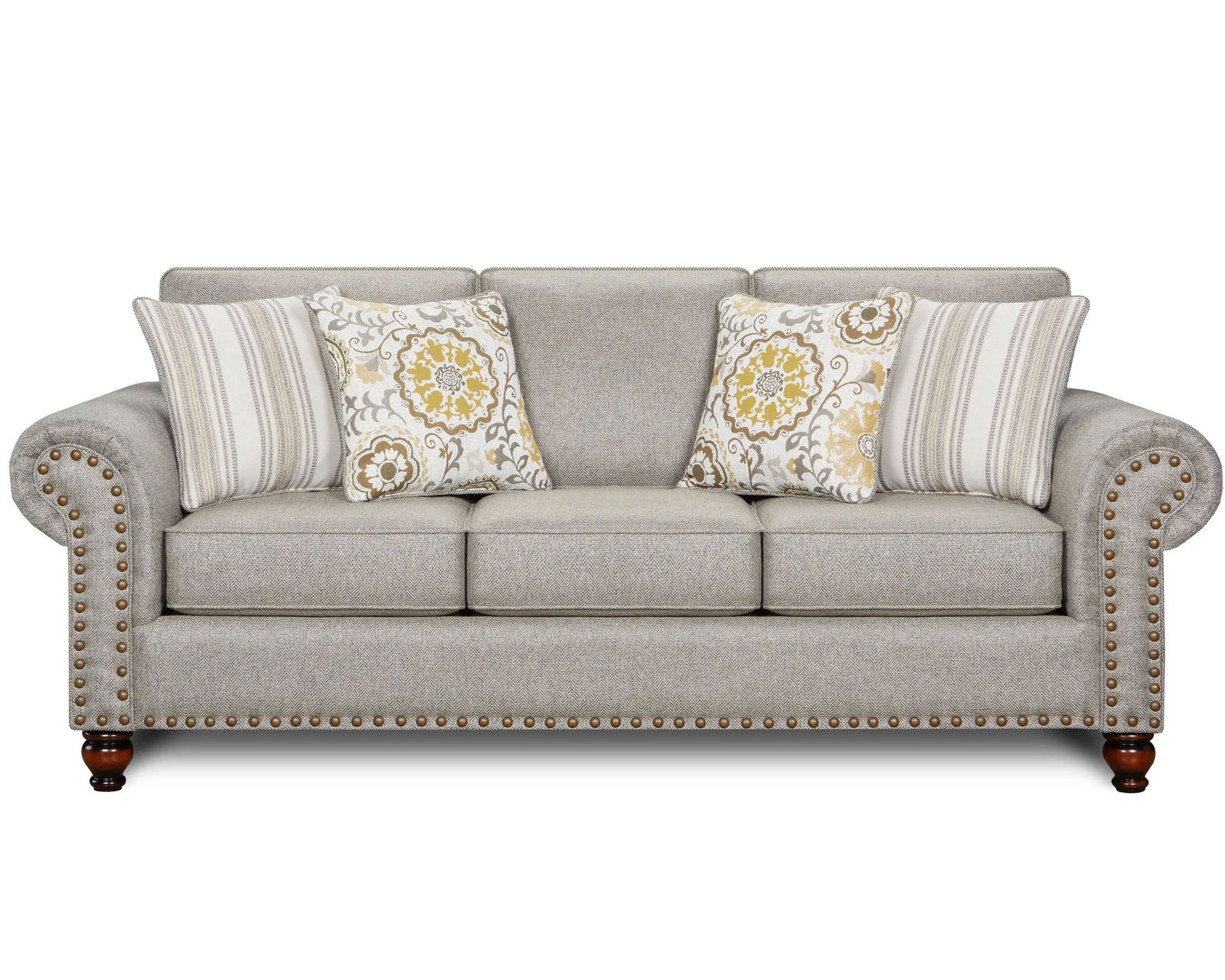 Romero Sterling 93" Sofa (Includes Pillows)