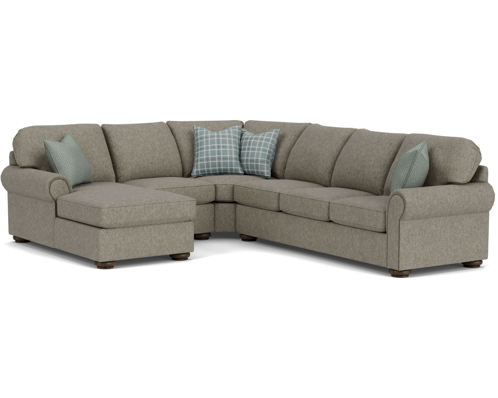 Preston 5536 Nailhead Sectional (100+ fabrics) 