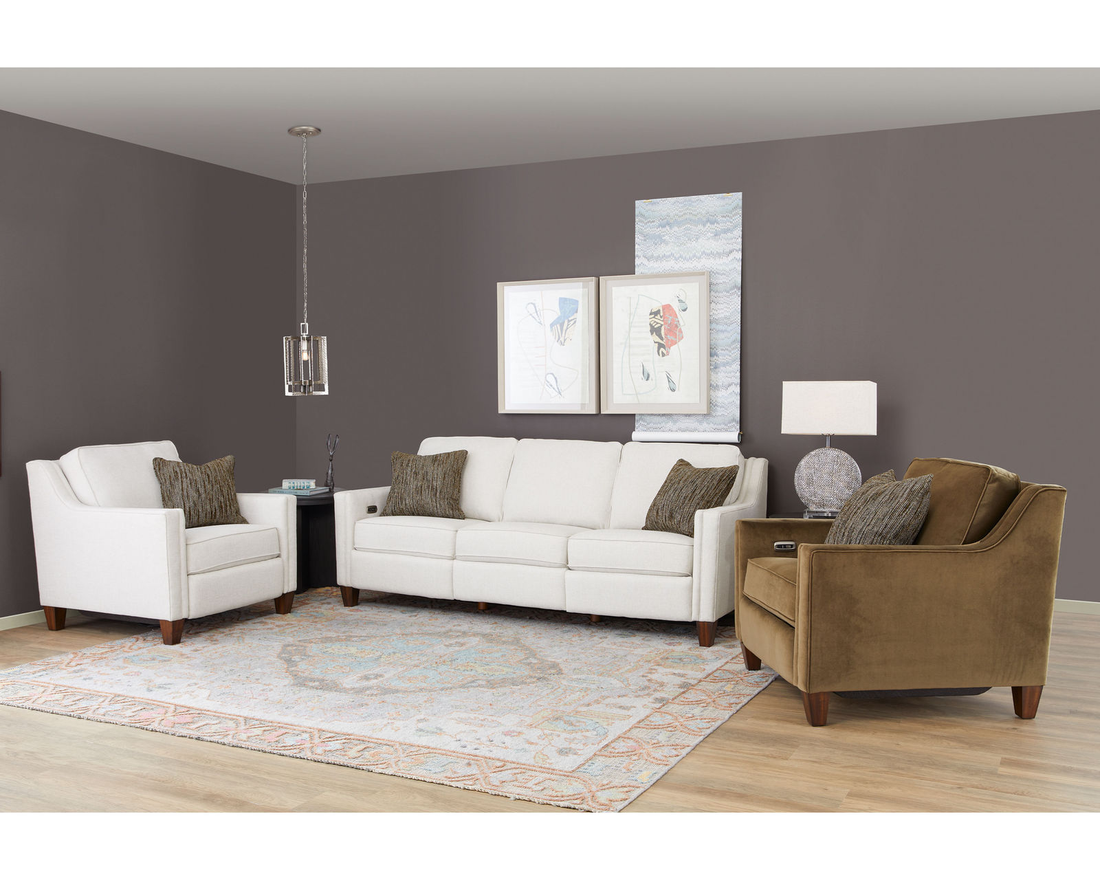 Finley 5010 Fabric Inclining Power Recliner (+50 colors)