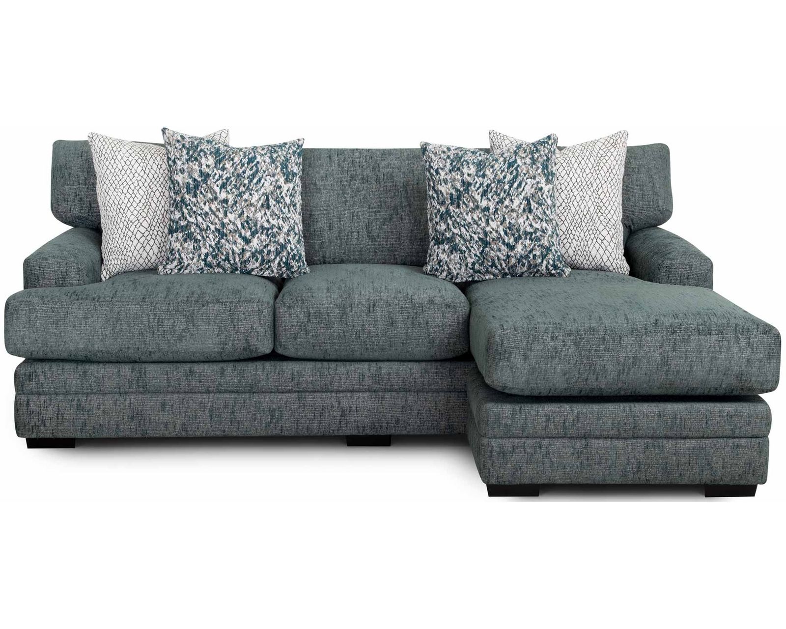 Emerald 99" Reversible Chaise Sofa (Bold Color. Flexible Comfort. One Sofa Designed Around You) - Emerald Sofa with Reversible Chaise