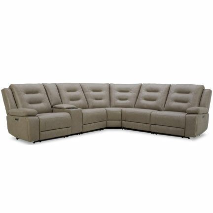 Layout A: Six Piece Reclining Sectional 107" x 94"