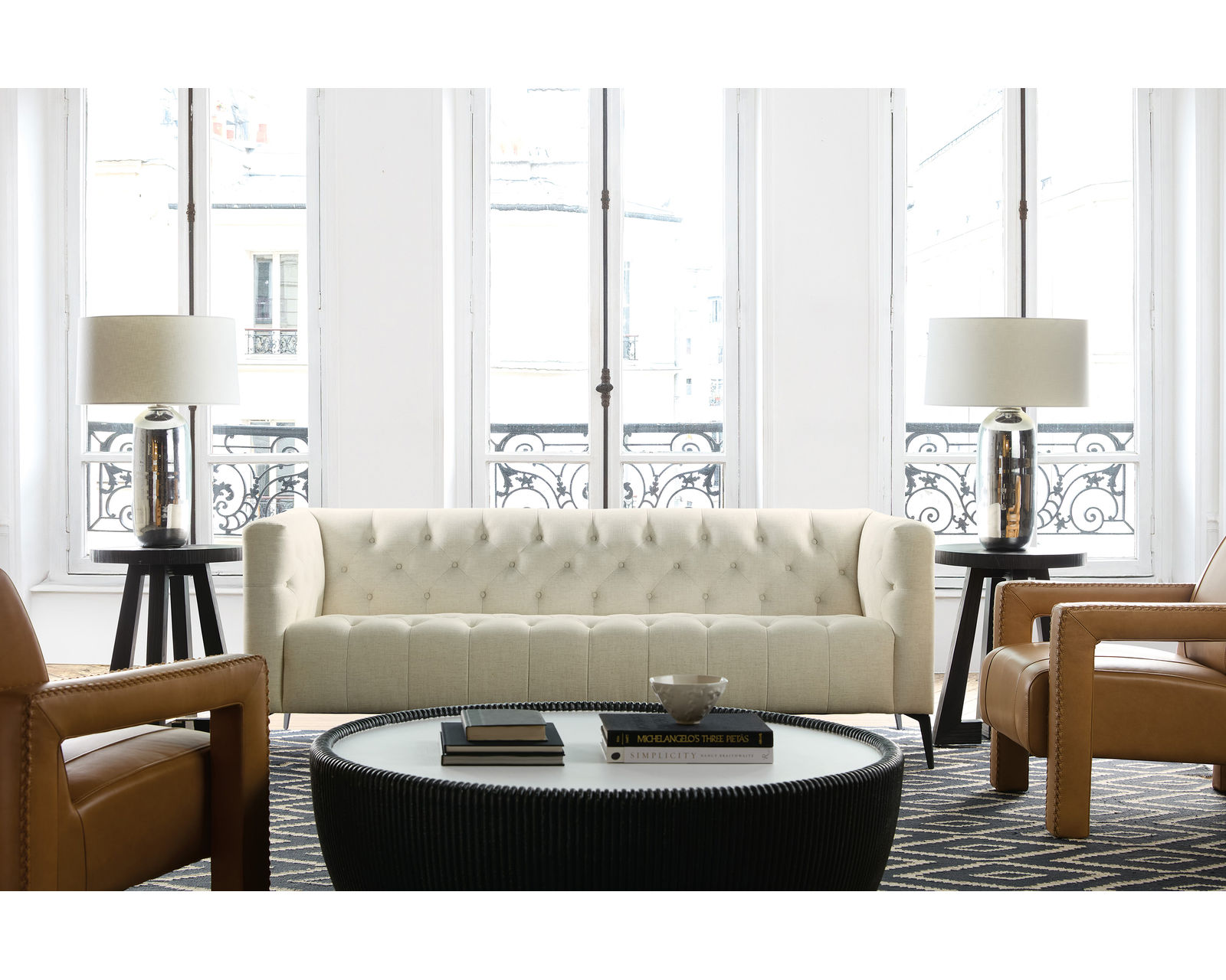 Nicolla 84" Sofa  (Performance fabric) - In stock