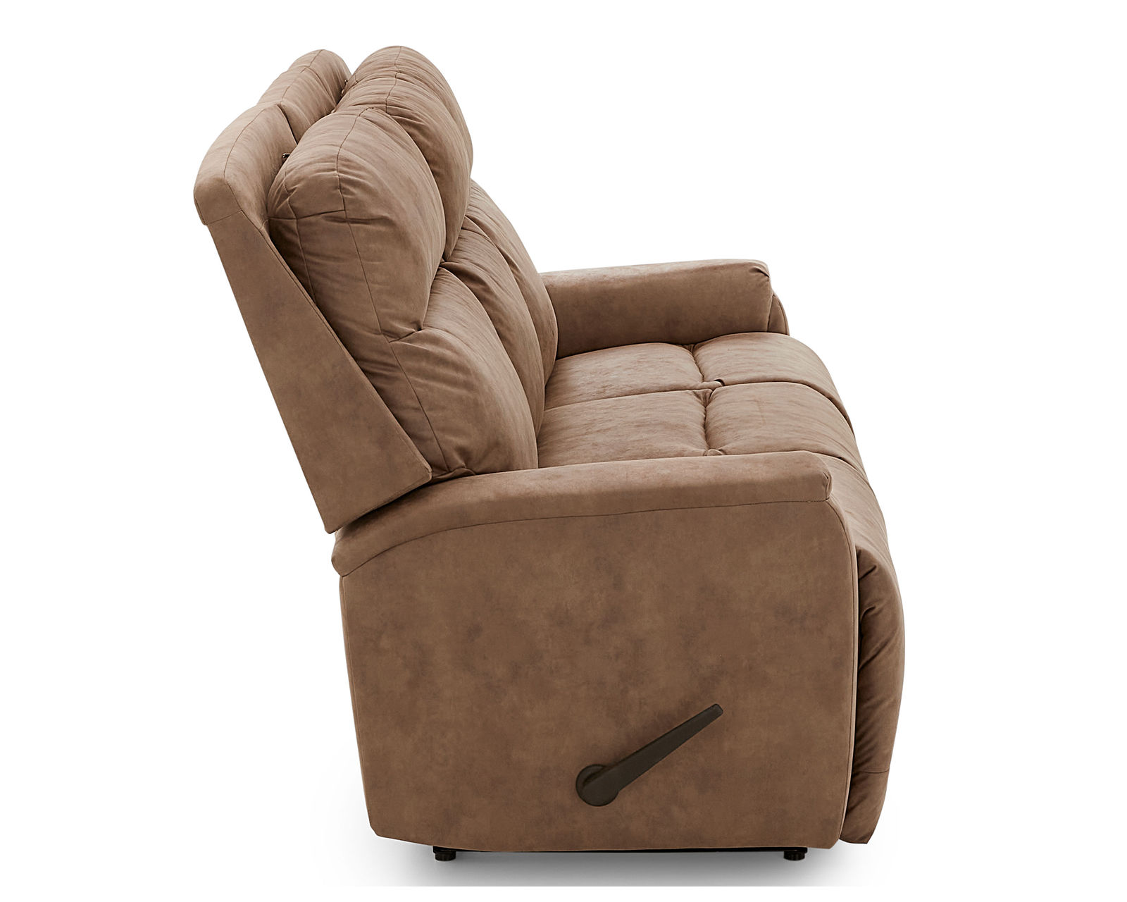 Derek Double Reclining Console Loveseat (+100 fabrics) - Derek Double Reclining Sofa