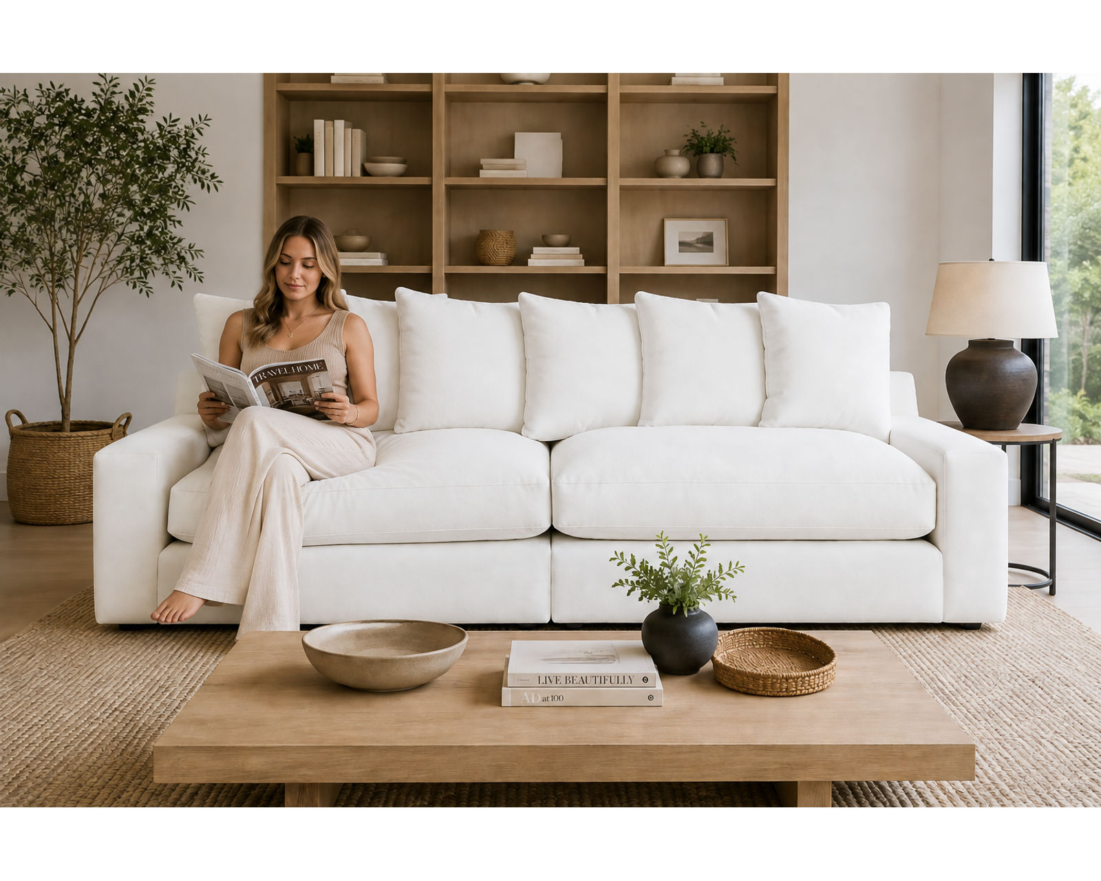 London Modular Sectional (Down Seating Performance Fabric) 3 colors - From Furniture to Finishing Touches—Franklin Brings It Together.