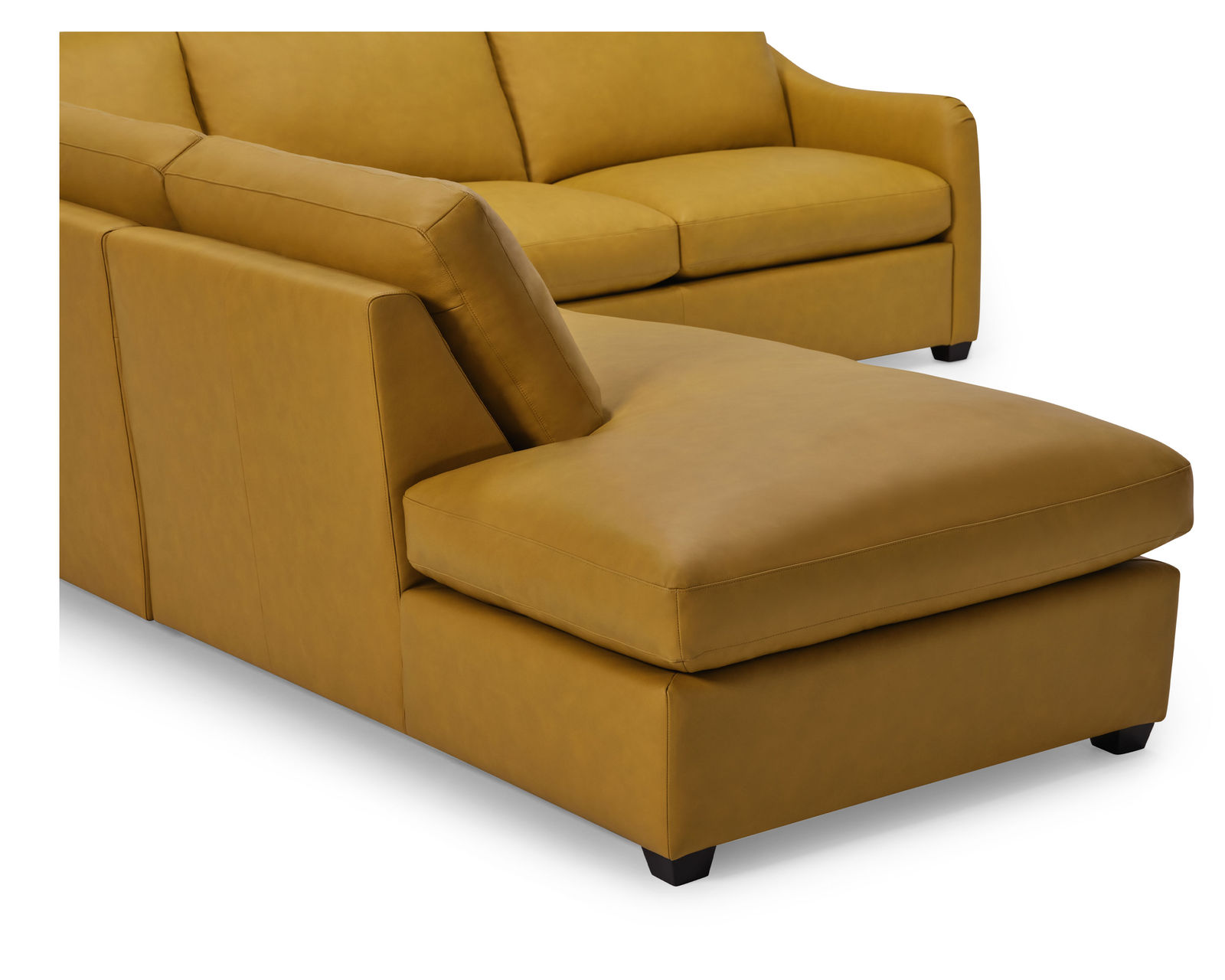 Madison 77658 Modern English Sectional  (+100 leathers)