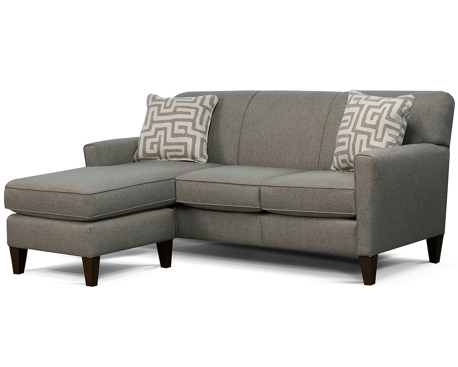 Collegedale 79" Sofa Chaise  (+100 Standard and Performance Fabrics) - Layout A: Sofa with Floating Ottoman Chaise 79" Wide