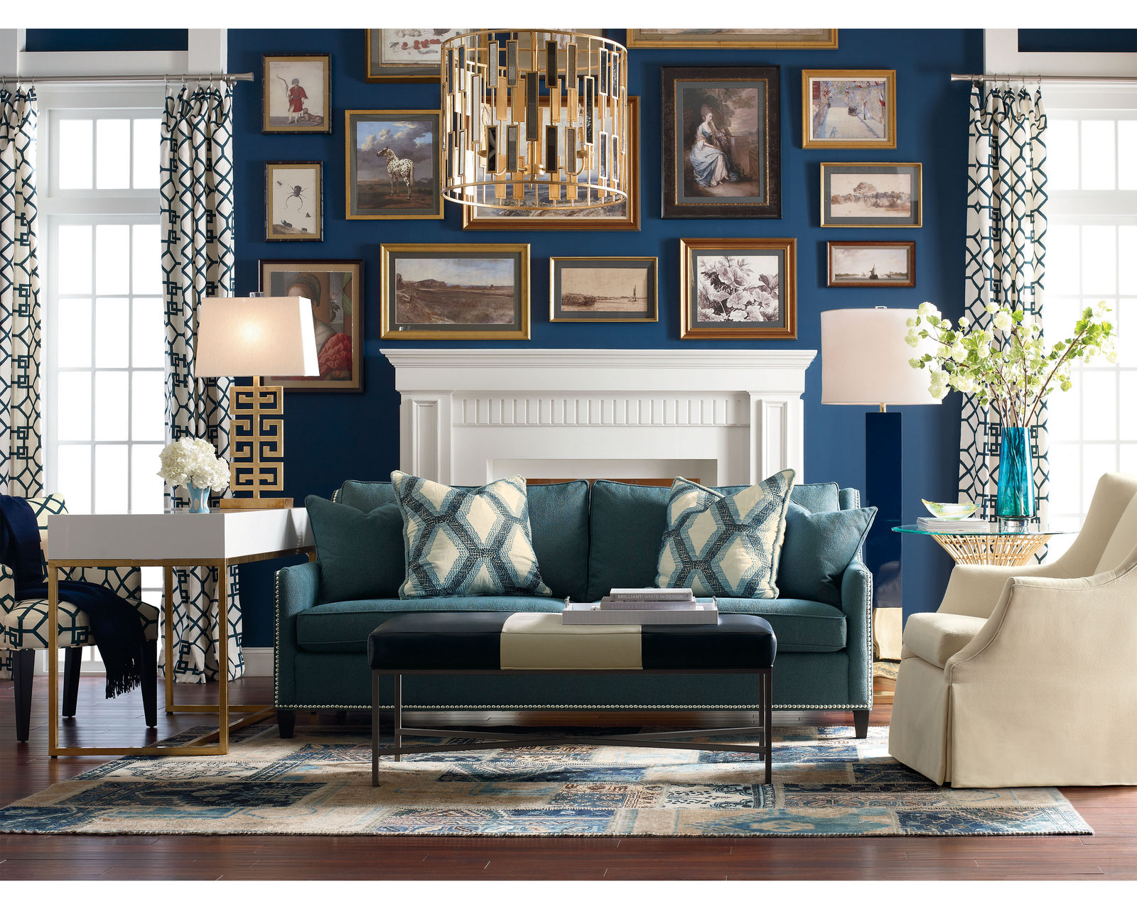 Jeremy 76" x 84" and 94" Sofa (+75 fabrics)