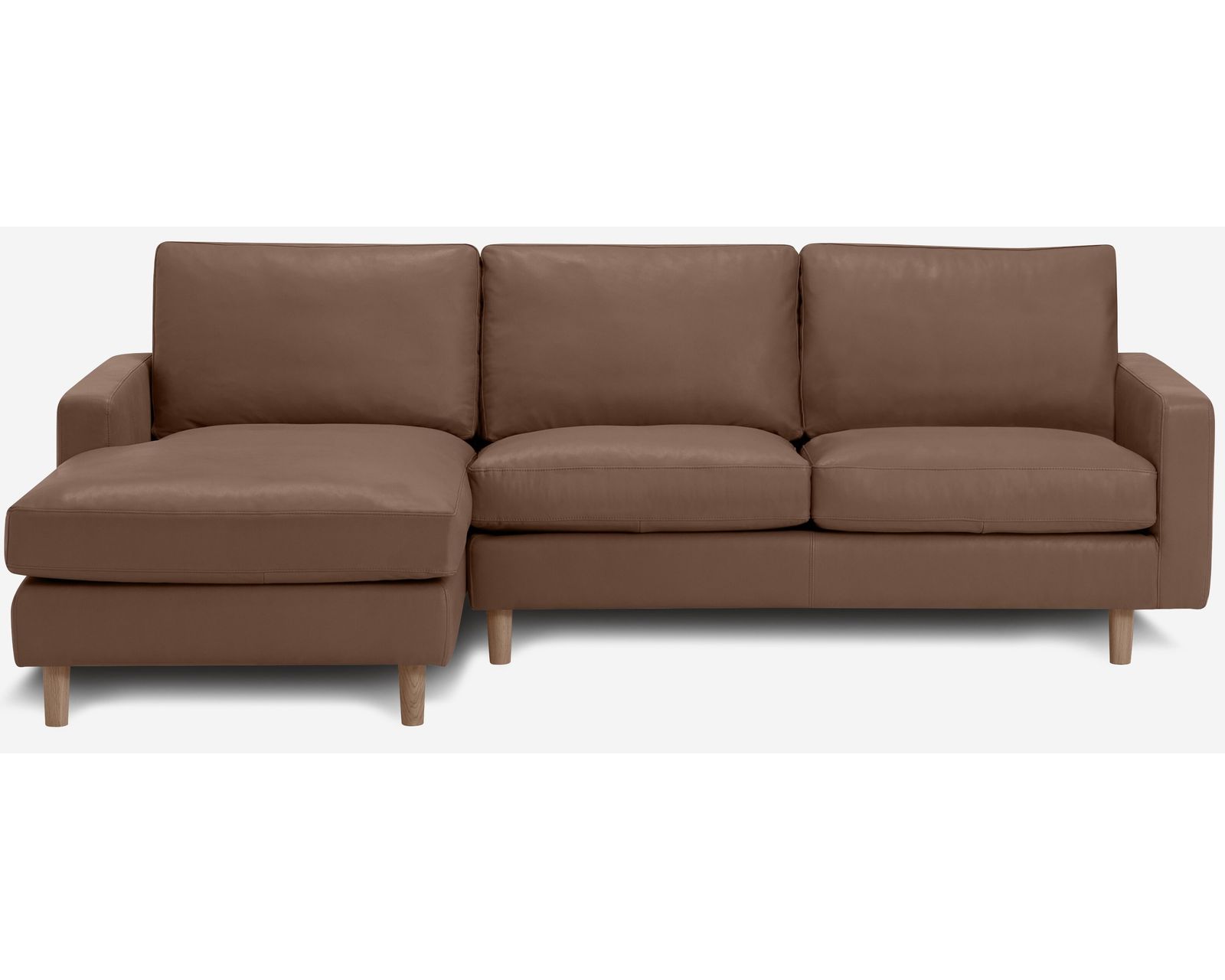 Oscar 77158 Sectional (93" wide - reversible) +100 leathers - Layout B: Two Piece Sectional 58" x 93"