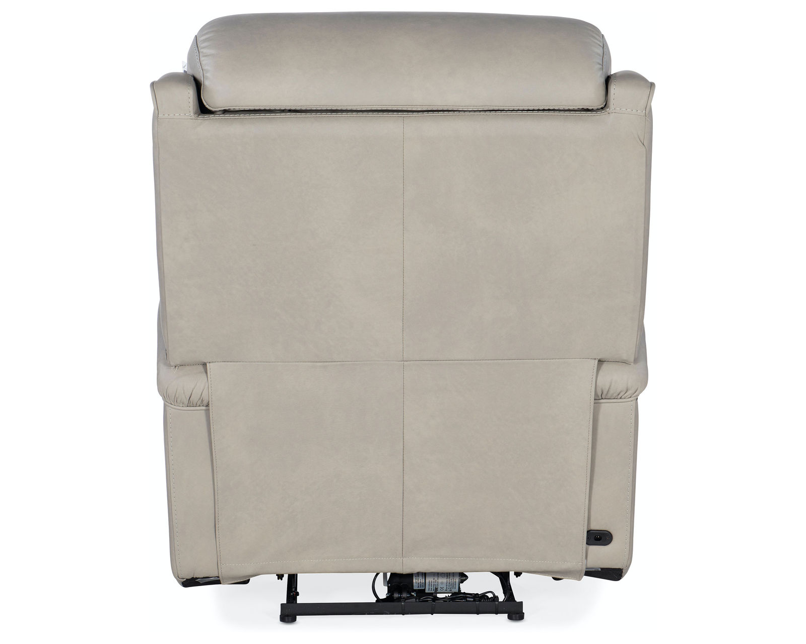 Rhea Zero Gravity Power Recliner with Power Headrest (Ash) In stock - Soft, Sahara Ash semi-aniline top grain leather