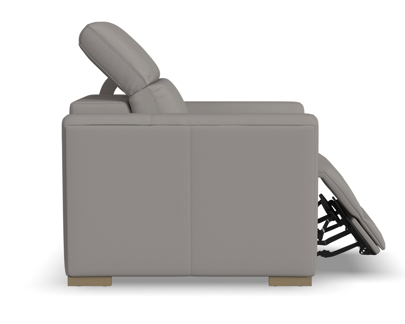 Aurora Leather Power Headrest Power Reclining Sectional (+2 colors) 749-01 - In stock - Aurora Power Recliner with Power Headrest