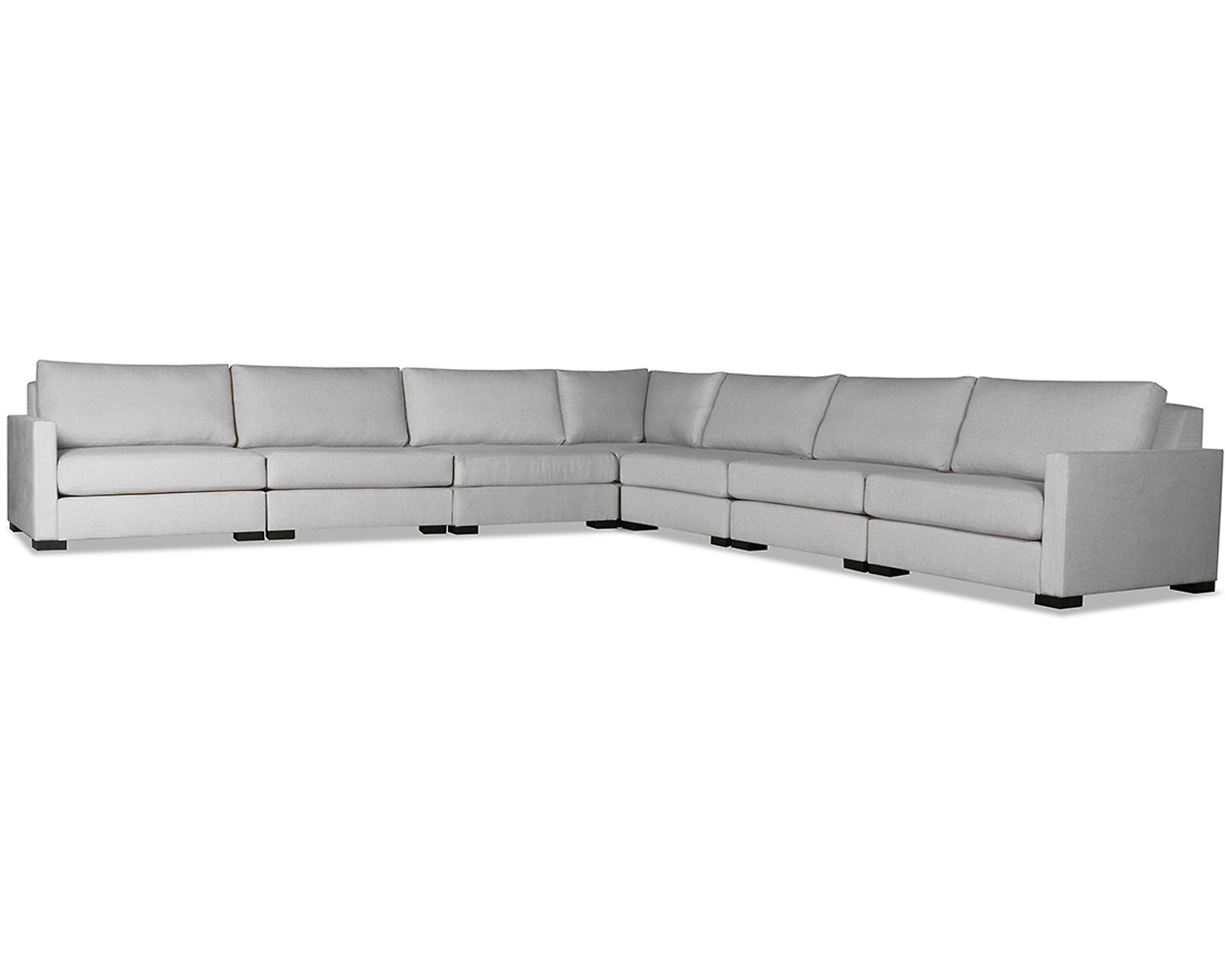 Chester 7 Pieces Modular Sectional (Choice of Colors) - Chester 7 Pieces Modular Sectional in Grey