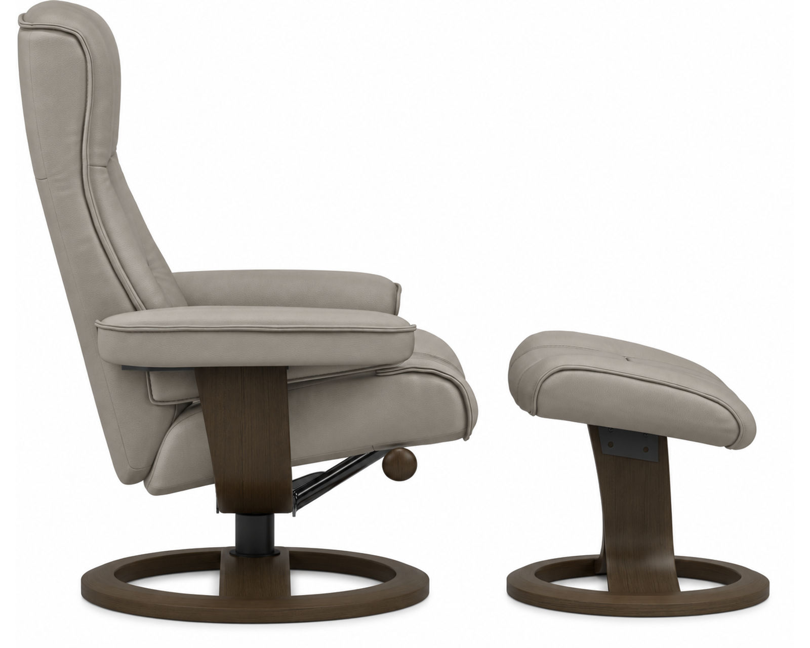 Nordic 21 Reclining Chair & Ottoman (IN STOCK) Iconic Scandinavian Comfort. Designed Around You - Luxury Reclining Comfort at a Smarter Price.
