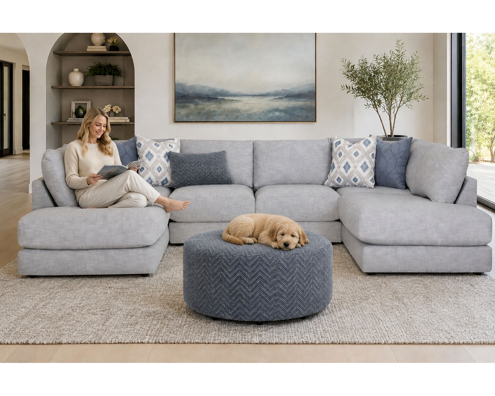 Indy 900 Modular Sectional (Infinity Chaise Comfort. Modular Freedom) - Professionally Designed. Beautifully Coordinated. Affordably Yours.