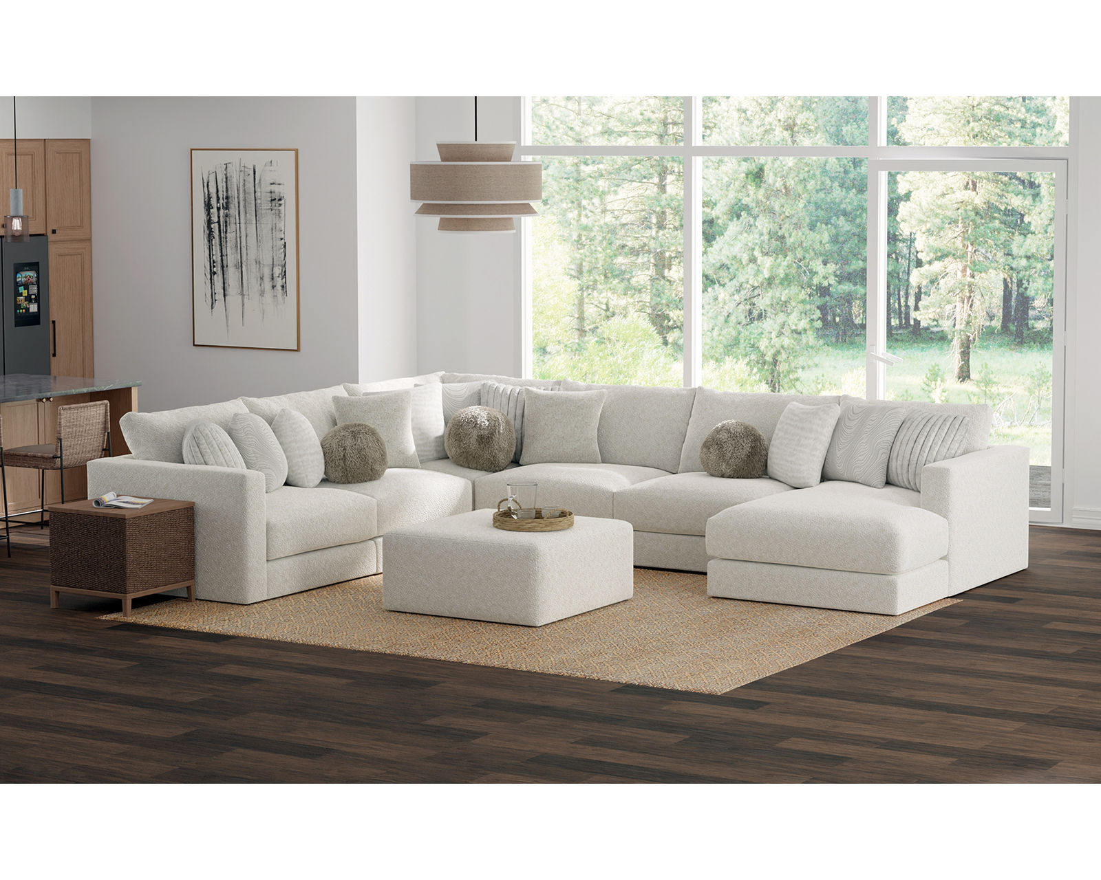 Ritzy 2235 Modular Sectional (includes all pillows) - Made for Living. Made in America.