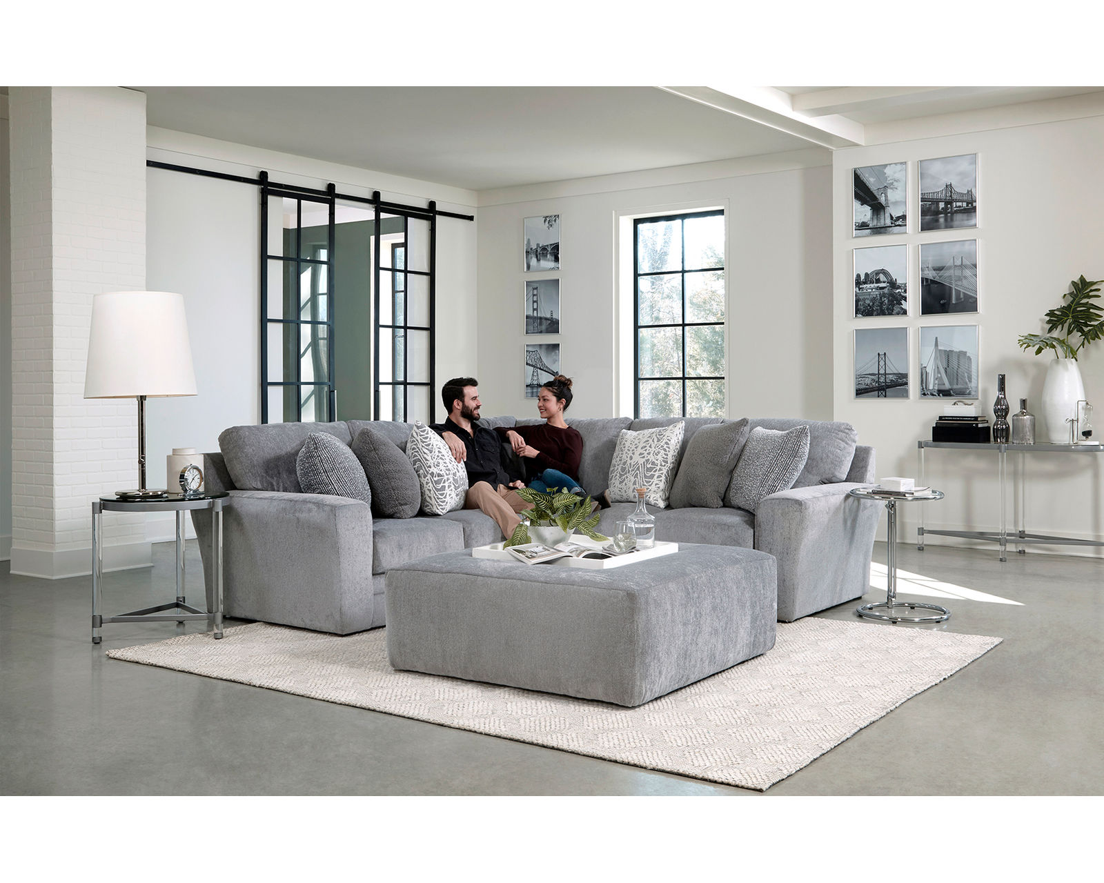 Glacier Modular Sectional (includes pillows) Best Seller - Relaxation Starts Here.