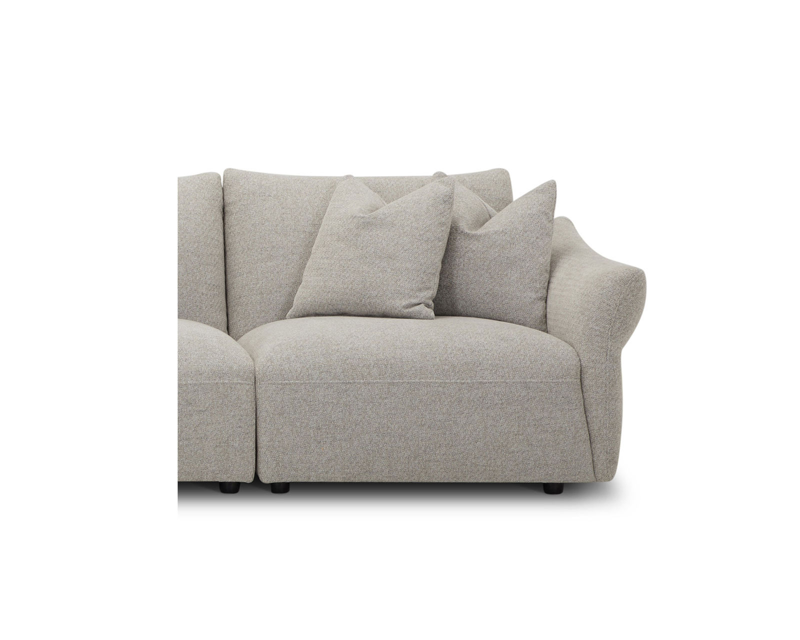 Playful 5 Piece Stationary Sectional (On Sale) In stock - Fast shipping - Playful Right Arm Facing Chair