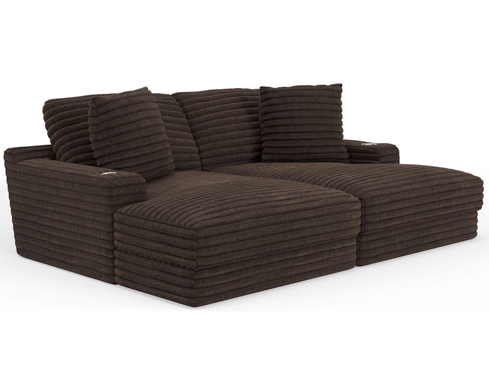 Comfrey Double Wide 90" Chaise (3 colors) Includes pillows