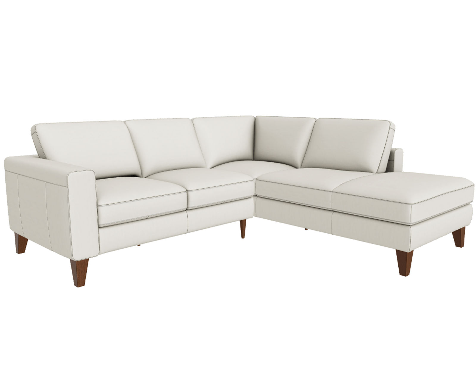 Sollievo B845 Sectional (+40 fabrics) - Layout B: Two Piece Sectional - 91" x 82" 