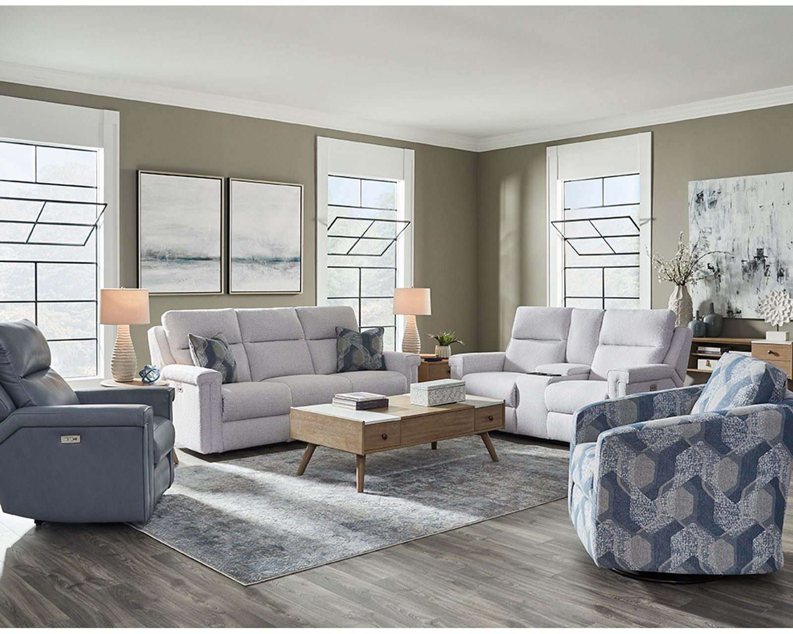Lexington 374 Dual Power Zero Gravity Reclining Sofa with SoCozi™ Massage & Heat (+100 fabrics and leathers)