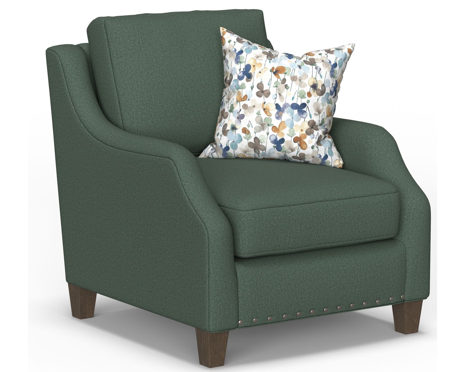 Gianna 7824 Chair (+100 fabrics) - Gianna Nail Head Chair