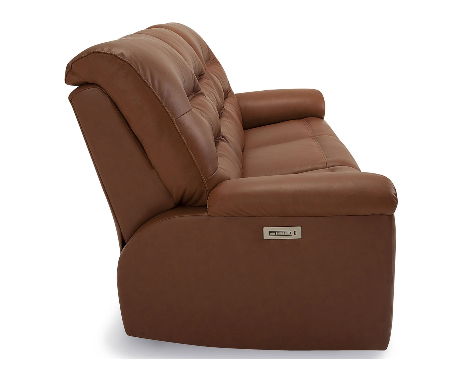 Keiran 41500 Power Power Headrest Power Reclining Sofa (88") +100 leathers - Reclining buttons allow independent control over the power headrest and power recline.  Includes USB Charging Port