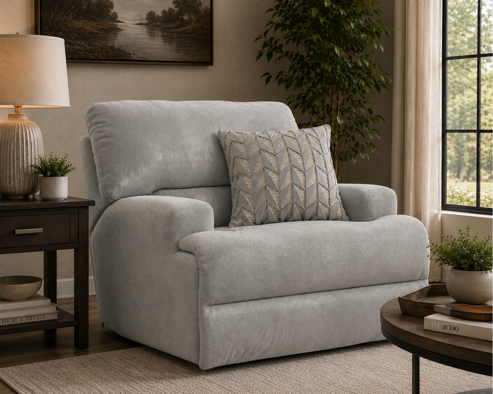 Renaldo 93" Lay Flat Zero Gravity Power Reclining Sofa (includes pillow) - The Ultimate Seat for Everyday Relaxation.