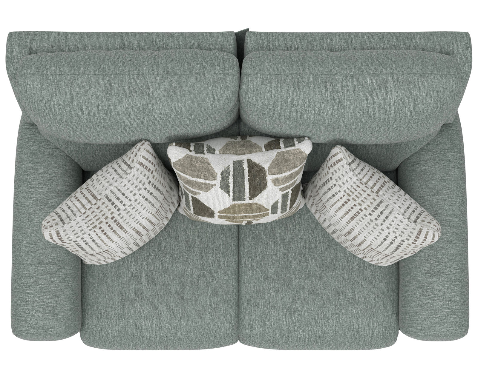 Kellen 113 Woodlands Reclining Sofa - 86"(+2 colors) includes pillows - Kellen 63" Lay Flat Reclining Loveseat