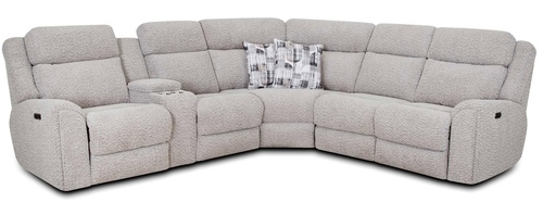Layout A: Three Piece Sectional 122" x 111" (3 recliners)